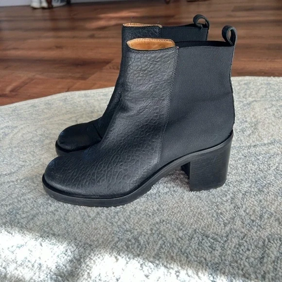 Buttero Women’s Italian Black Leather Ankle Boot size 8 EU 41 - Picture 5 of 15